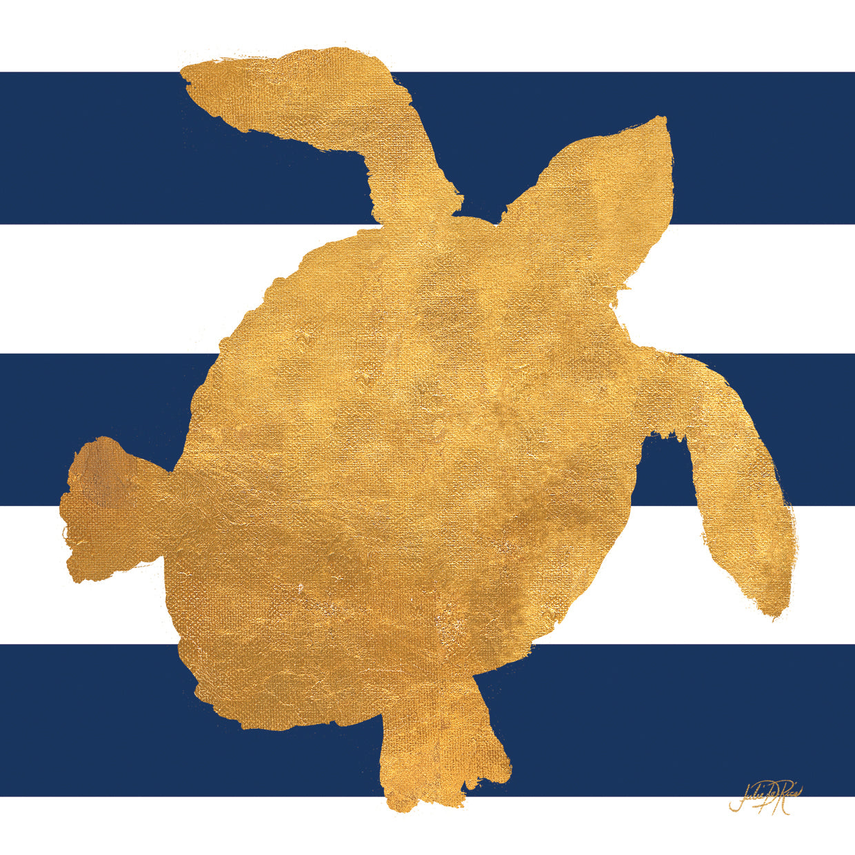 Sea Creatures on Stripes III