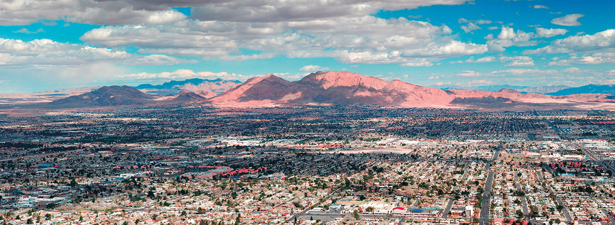 Panorama de Lucky Las Vegas Lienzo