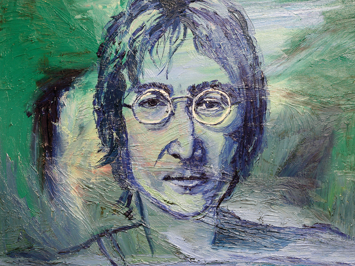 El artista imagina a Lennon Lienzo