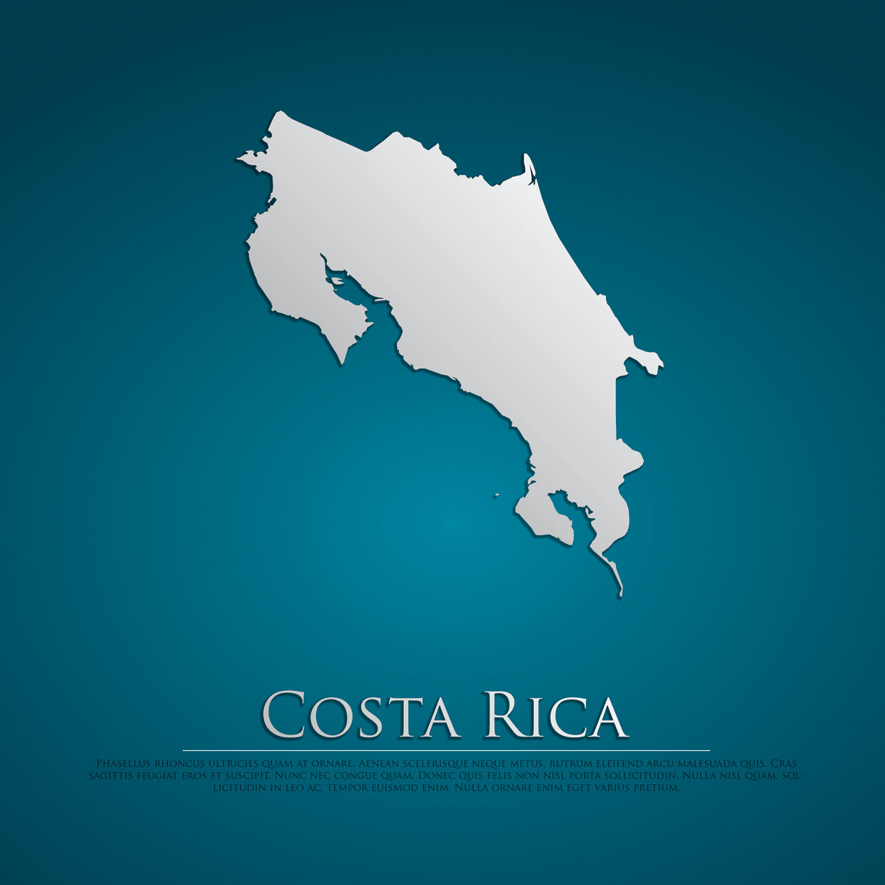 Azul Blue Costa Rica Map