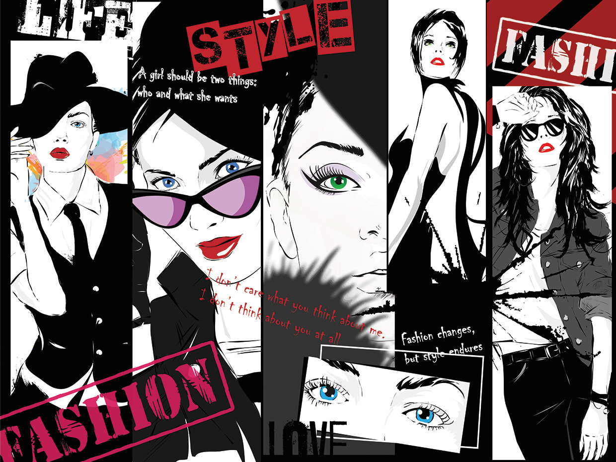 Fashion and Style Girls Poster