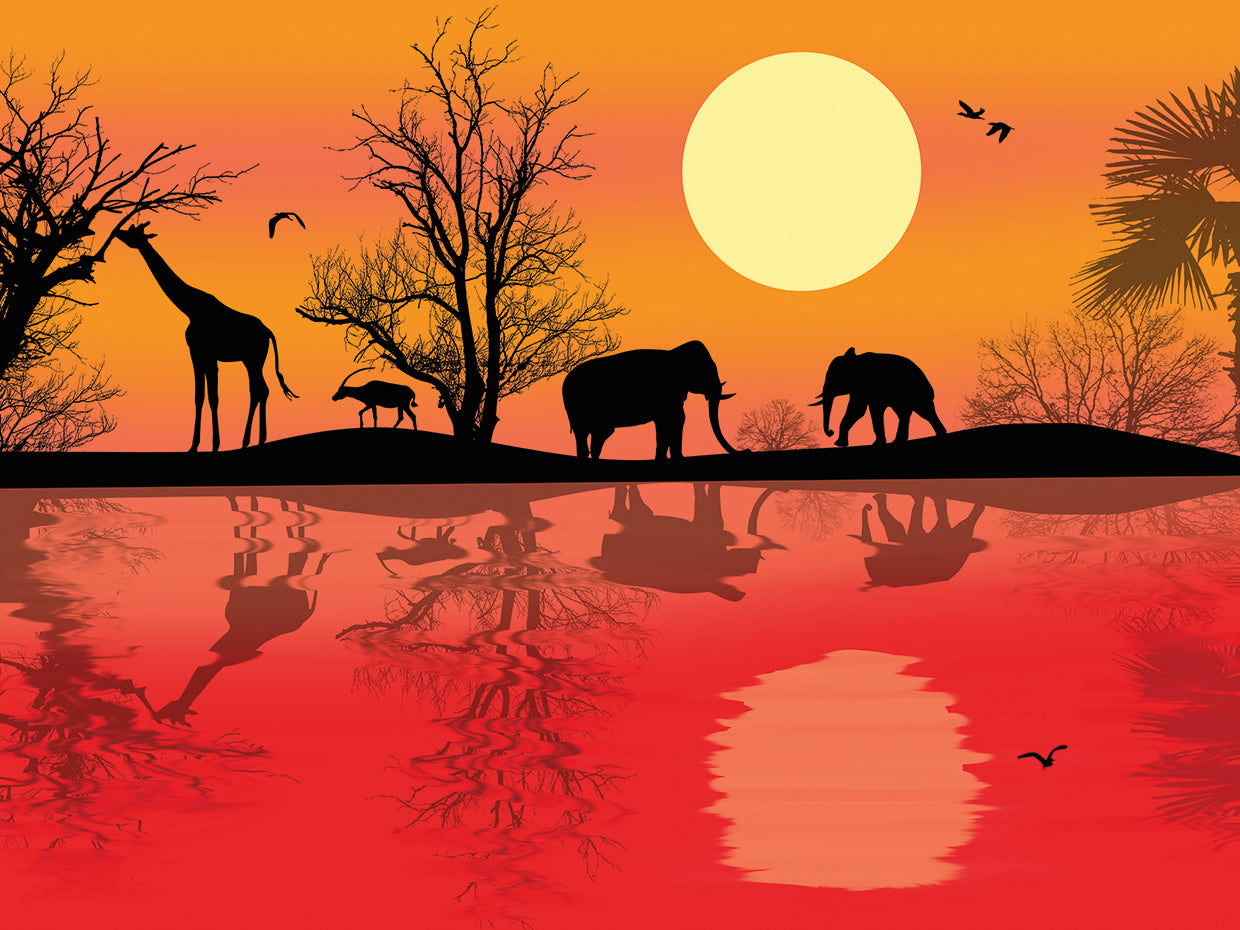 Safari Sunset Dreams Lienzo