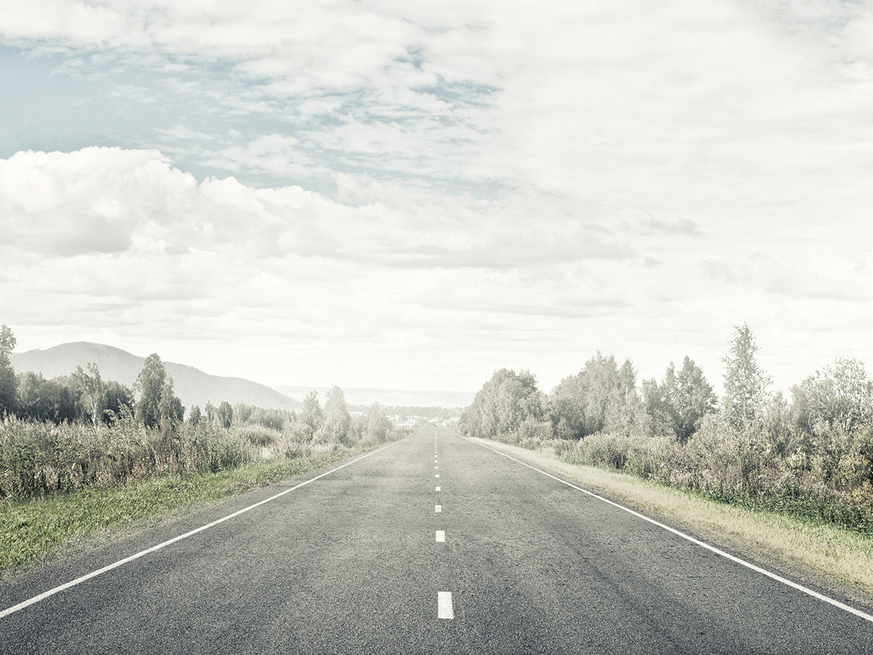 Viaje por carretera de recuerdos de verano Lienzo