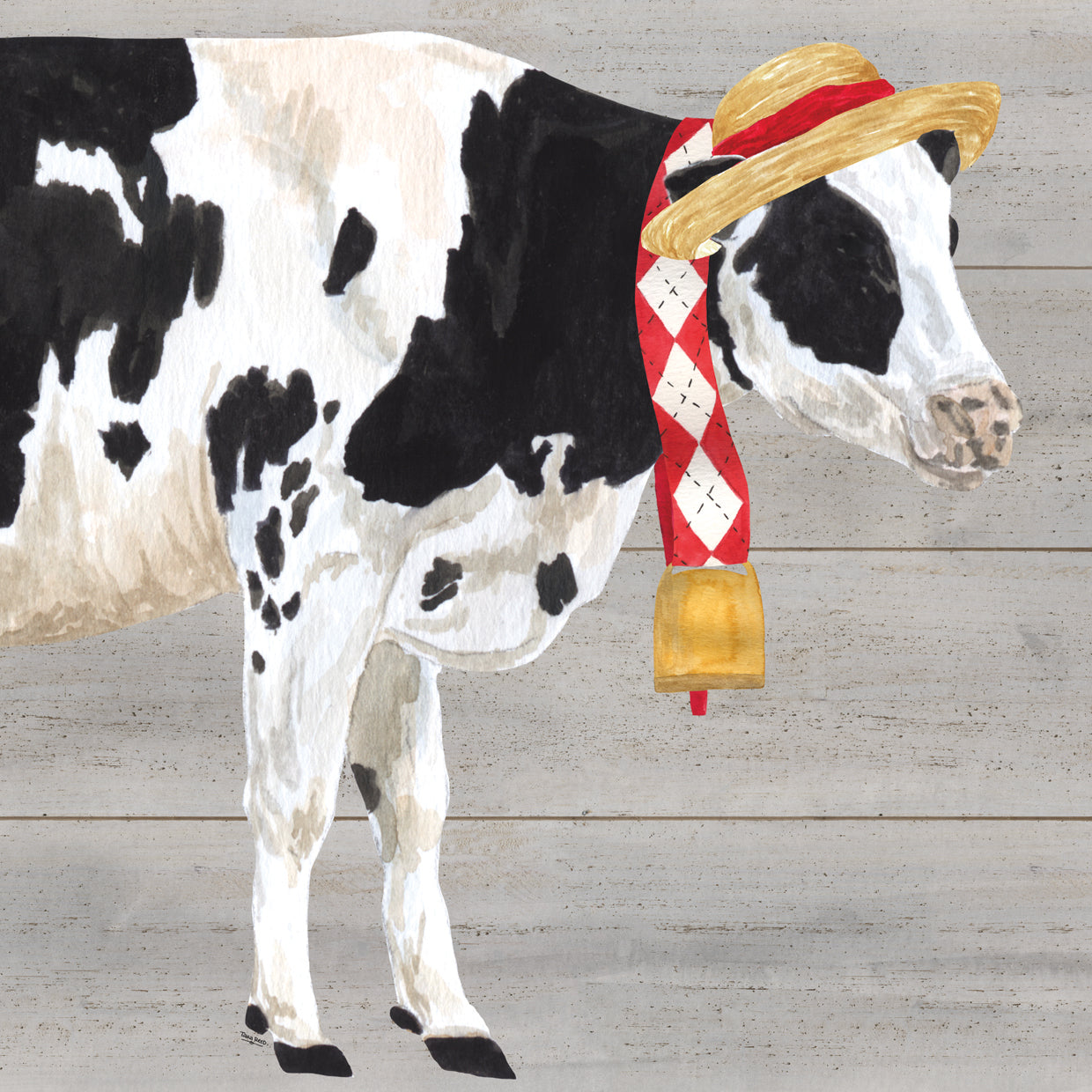 Intellectual Animals I Cow and Bell