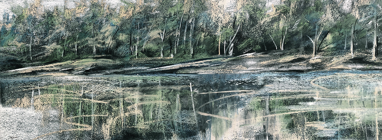 Pastel Landscape Study