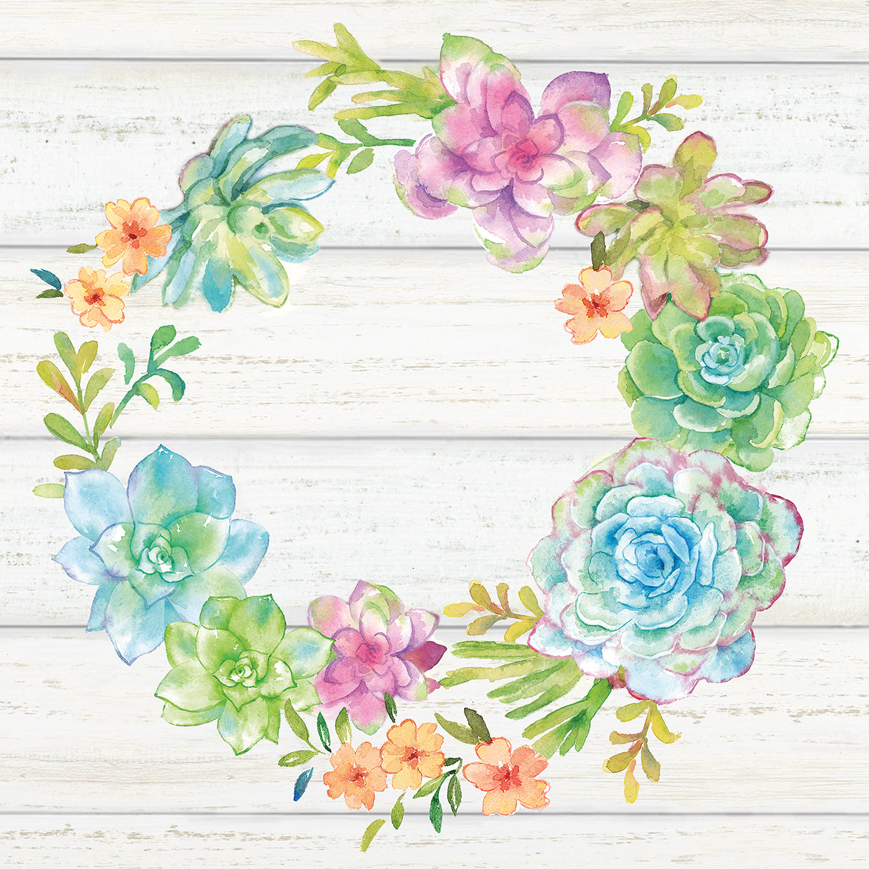 Sweet Succulents Wreath II
