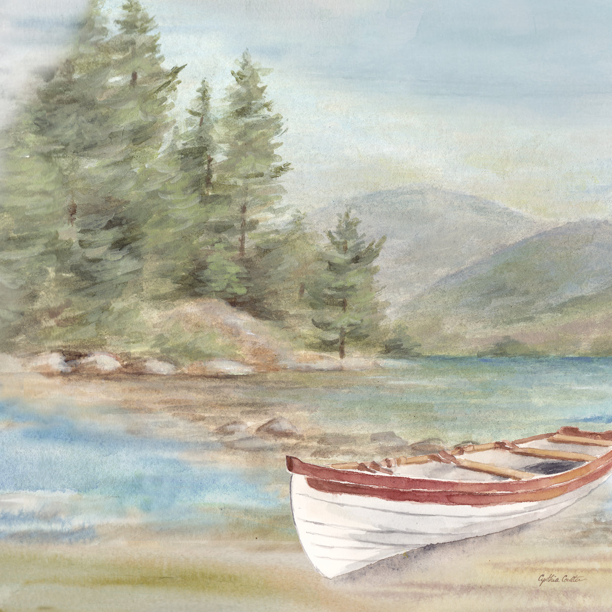 Woodland Reflections VI-Rowboat