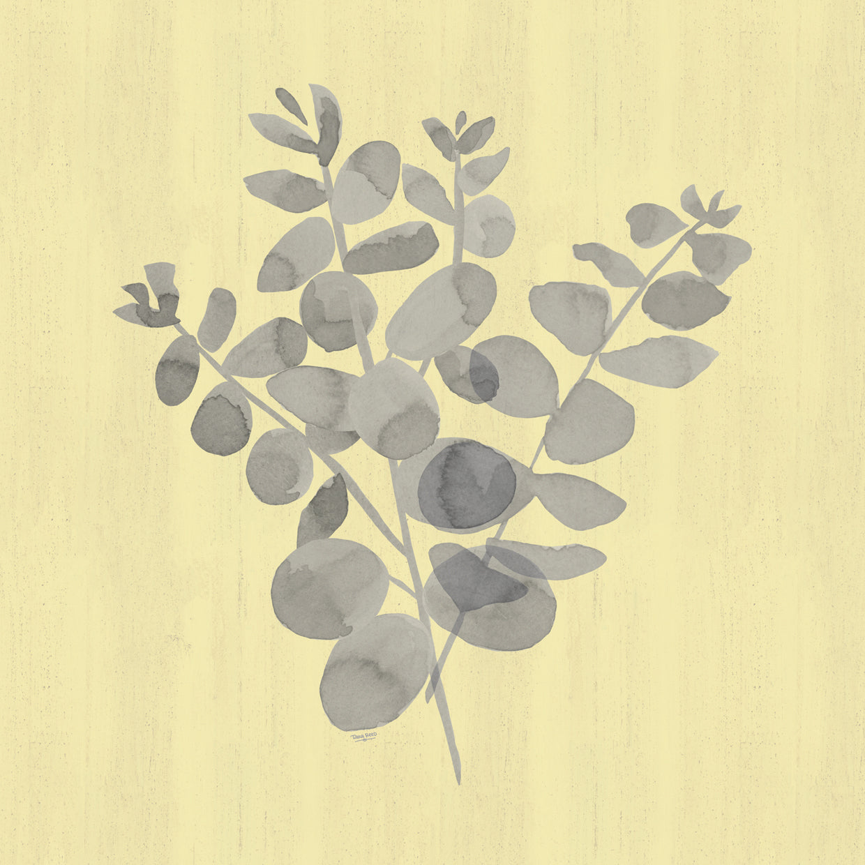 Natural Inspiration Eucalyptus gray & yellow II