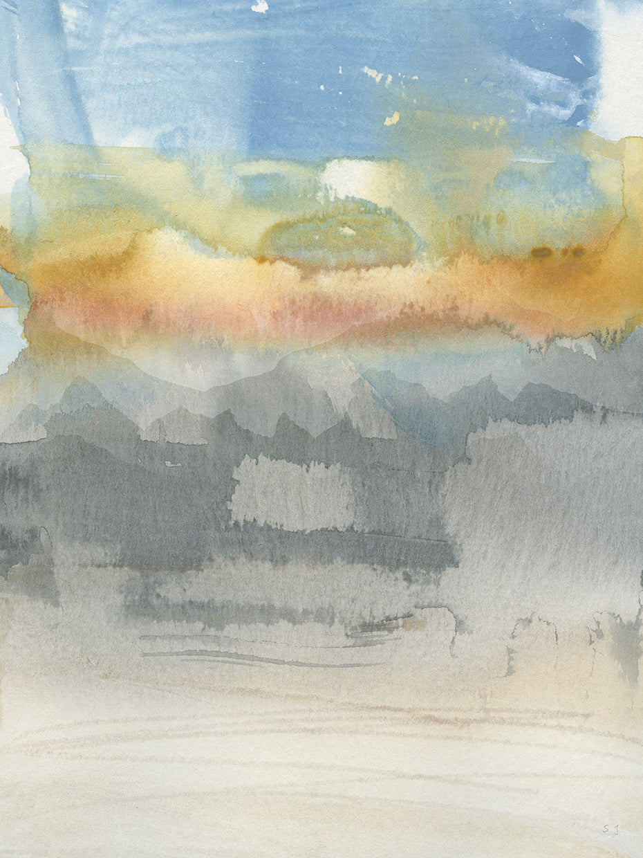 Puesta de sol en el desierto alto II Lienzo