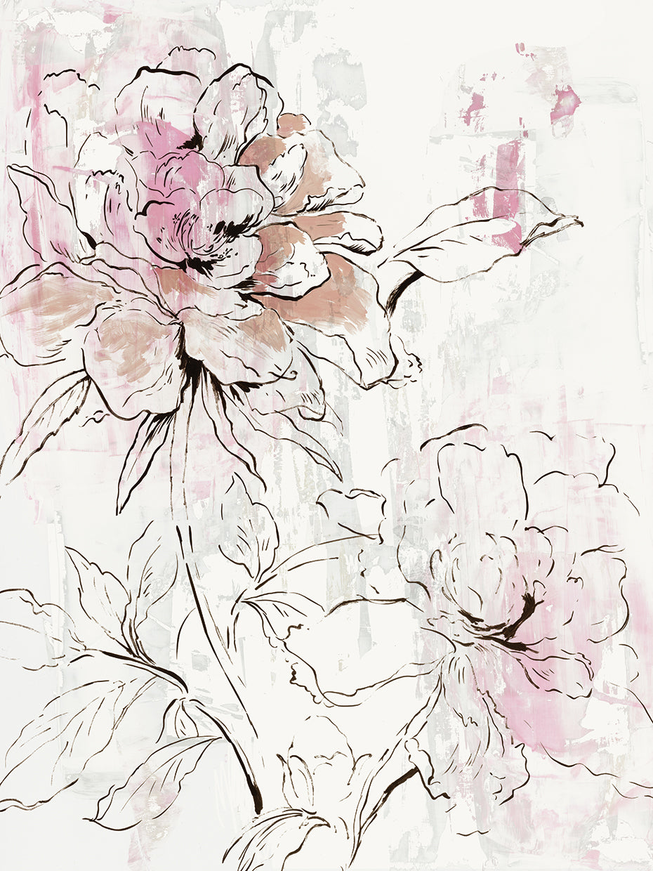 Pink Peony Blossom I