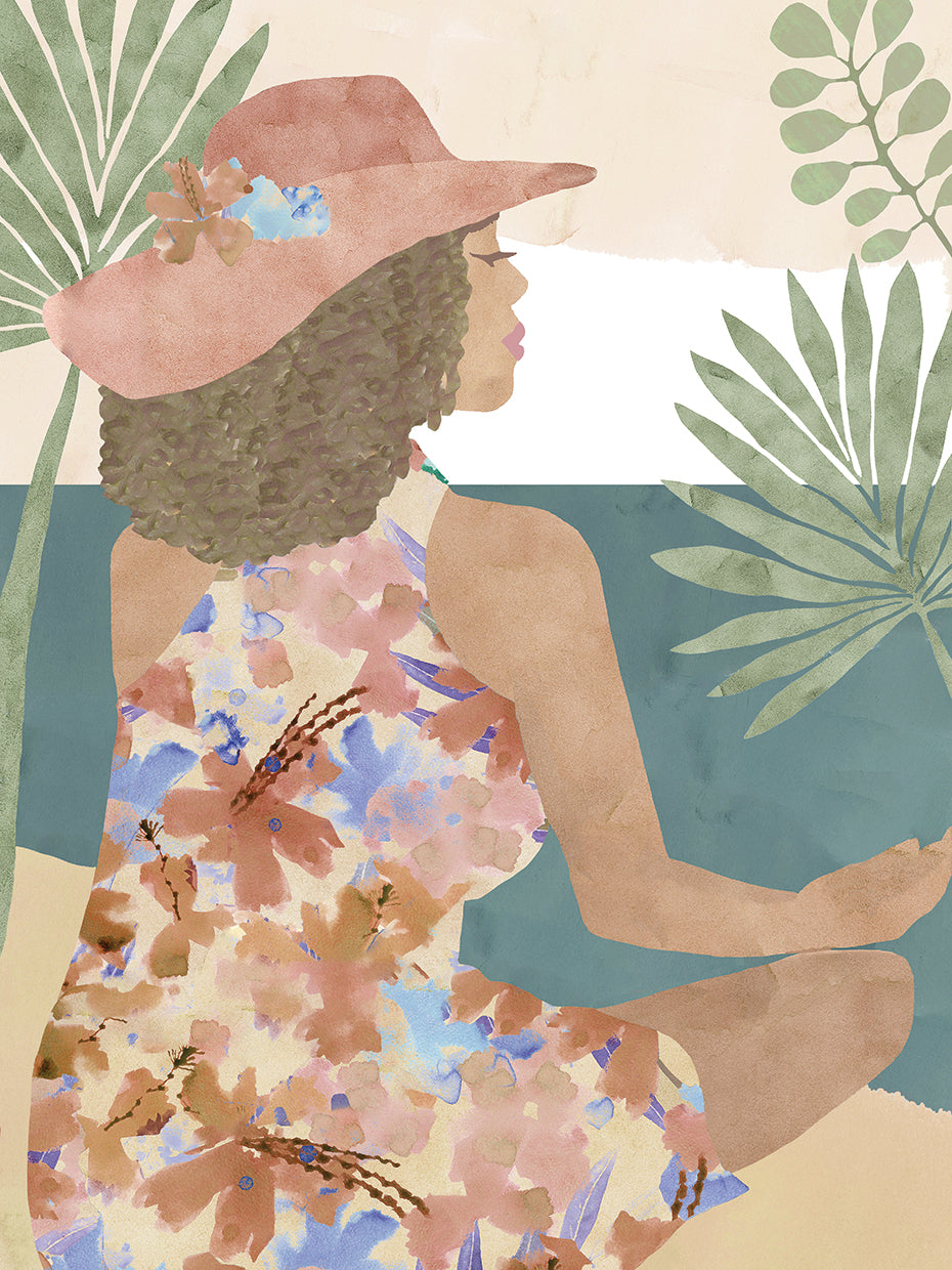 Terracotta Flower Lady II