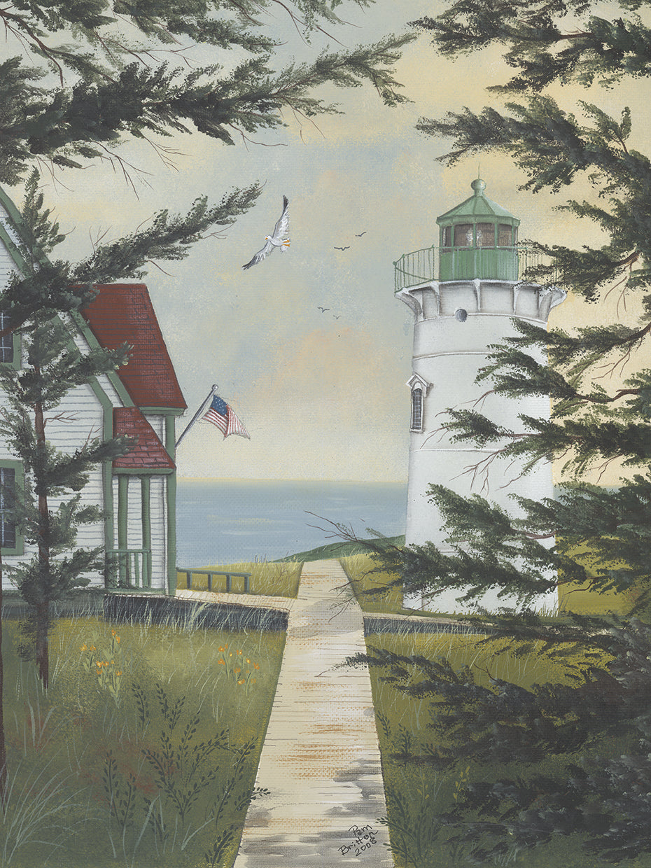 Little River Through Trees