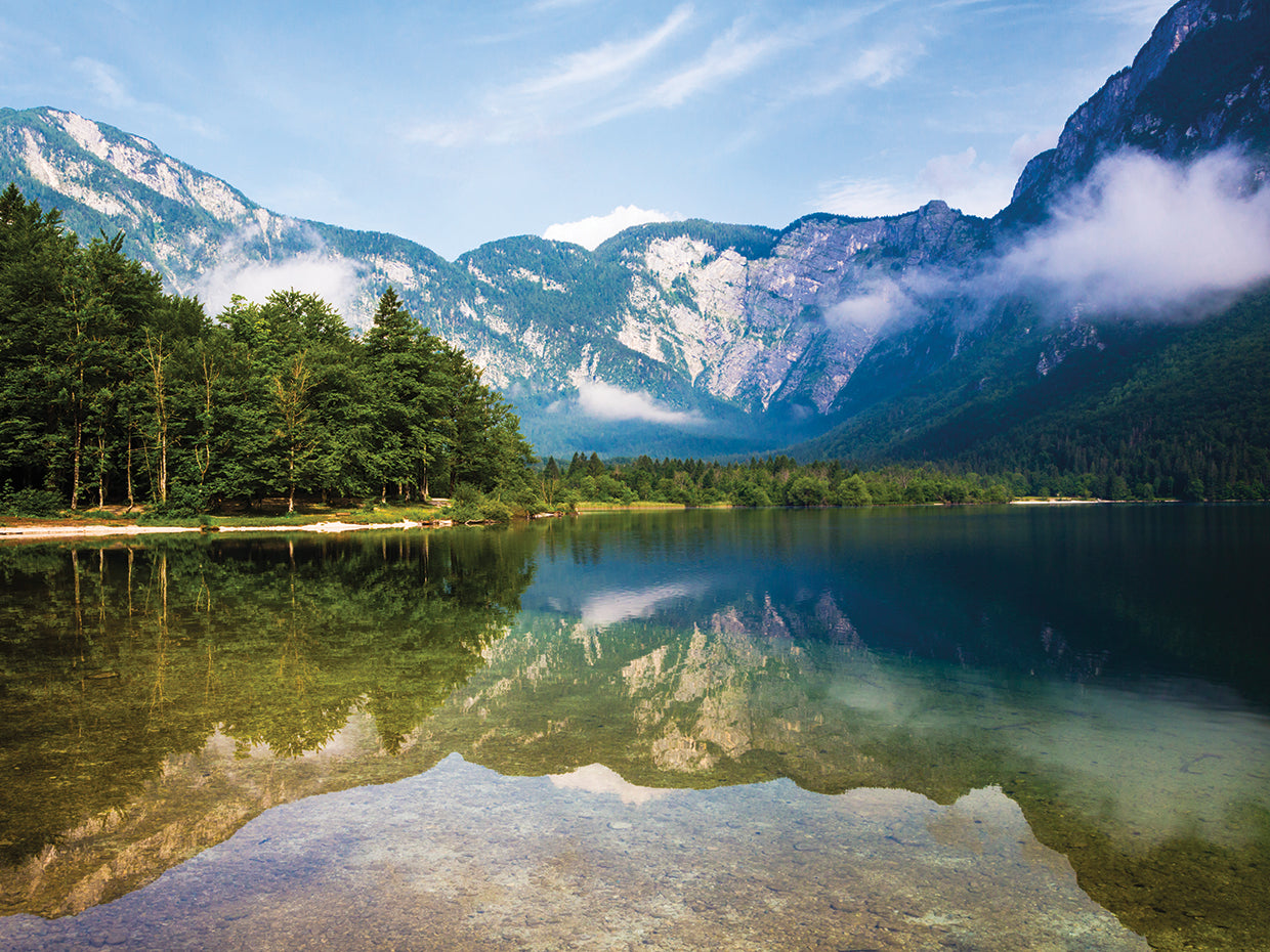 Lago eslovenia Lienzo