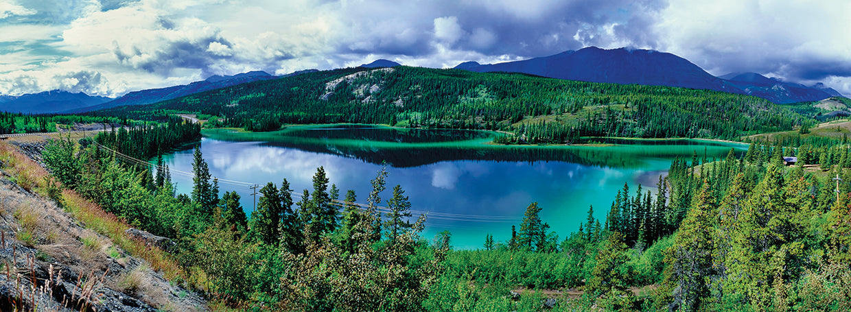 Lago Yukón Canadá Lienzo
