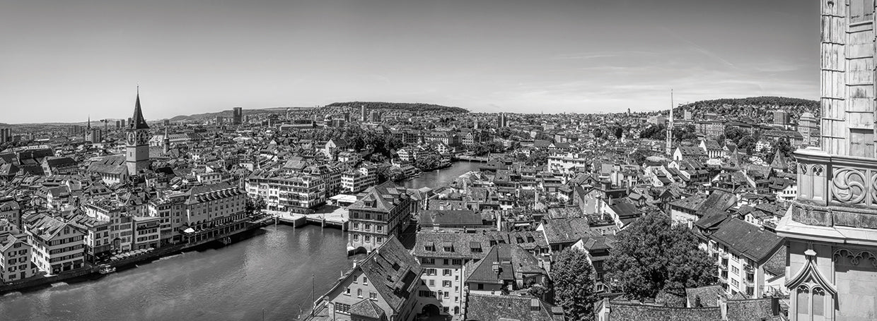 Vista aérea de Zurich Lienzo