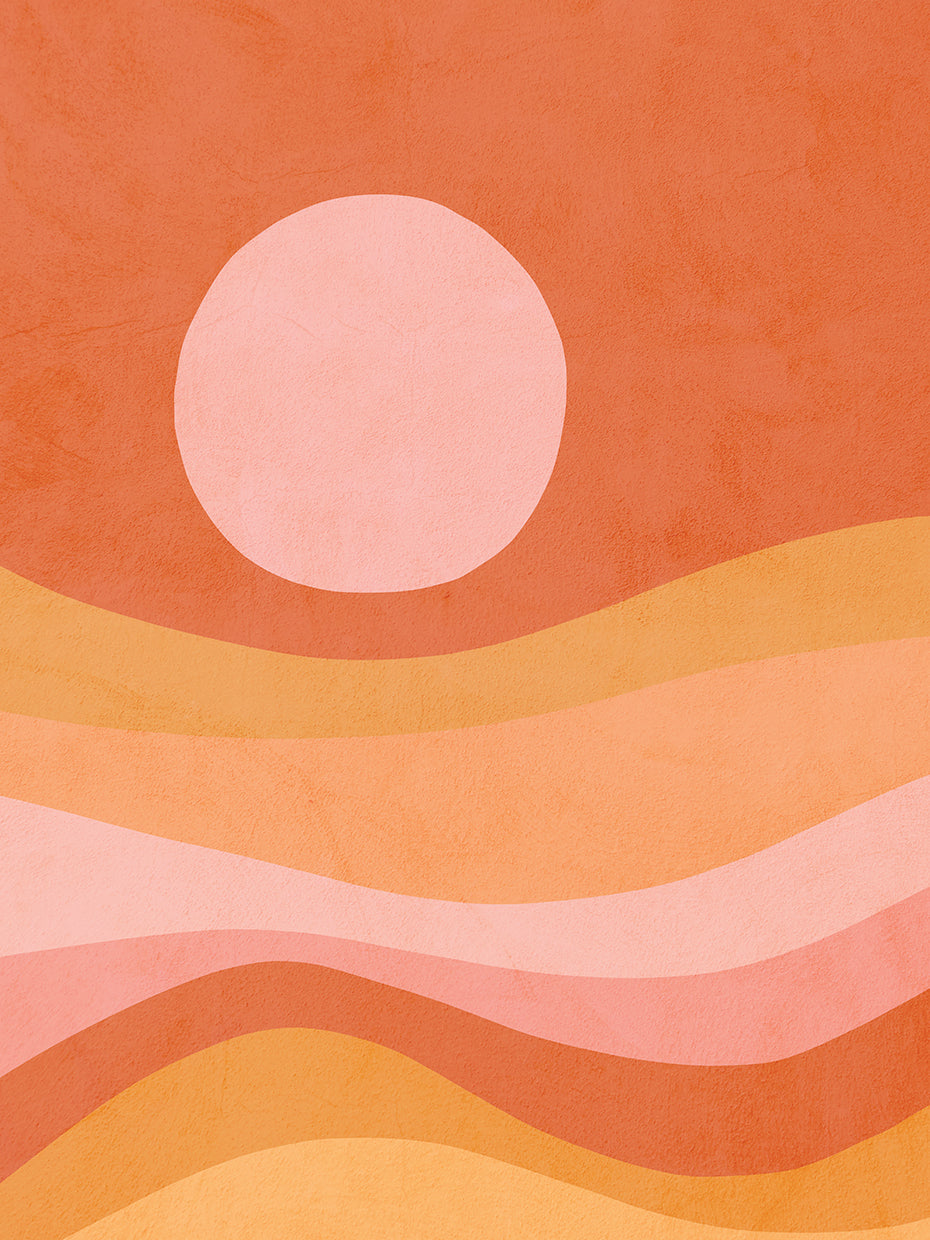 Peachy Summer Sunset