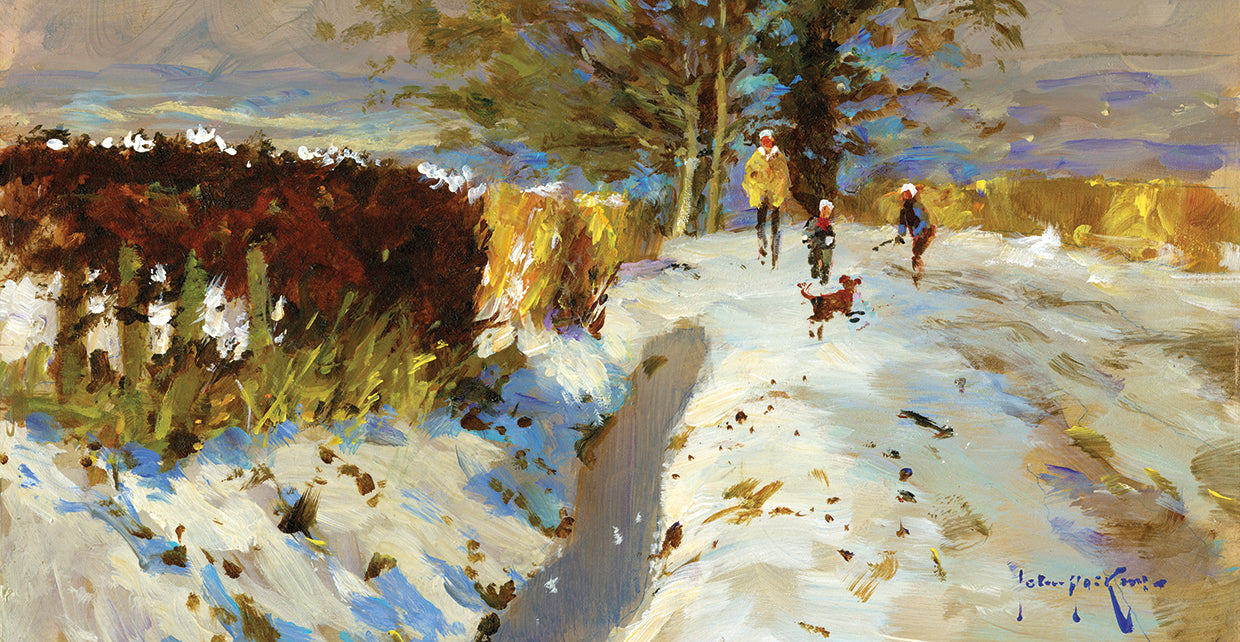 Snow On The Back Lane