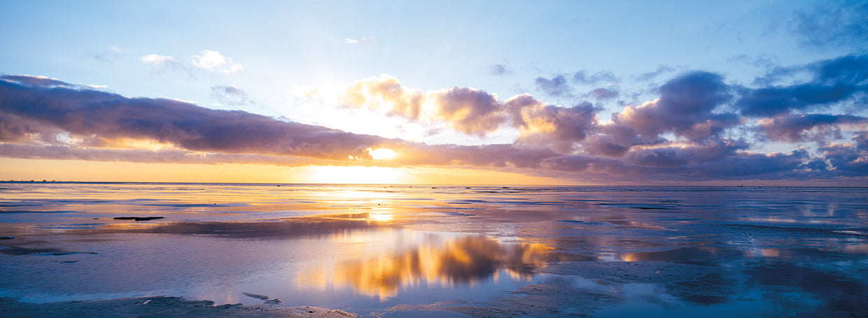 Amanecer en el Mar del Norte Lienzo