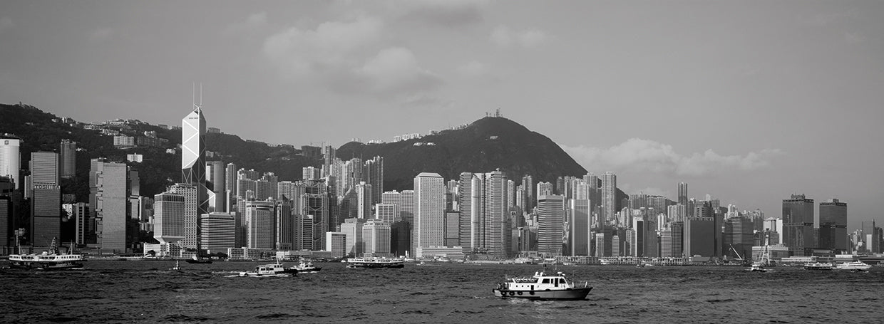 Paisaje urbano del mar de China Lienzo