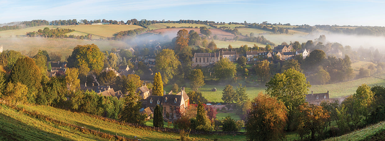 Pueblo inglés de Cotswold Lienzo