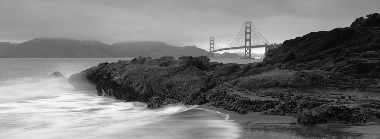 Misty Surf Golden Gate Lienzo