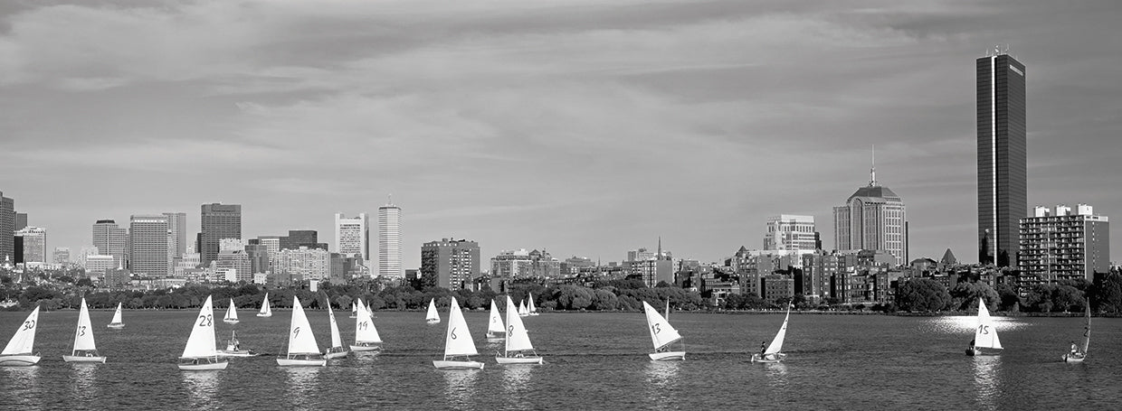 Navegar lejos boston Lienzo