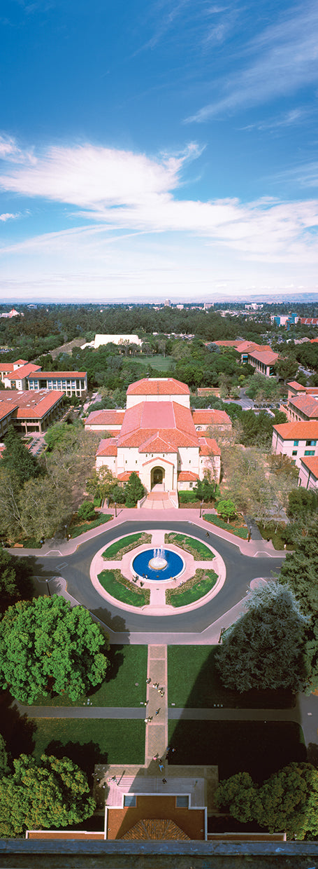 Vista aérea de Stanford Lienzo