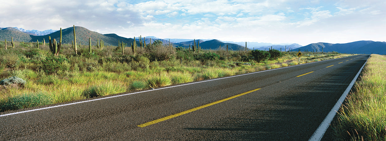Autopista de viaje por carretera de Baja Lienzo