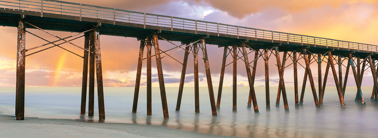 Muelle de Baja Beach Lienzo