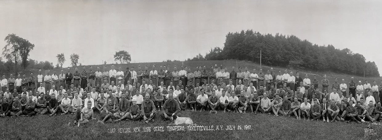 Grupo de campamento vintage Lienzo