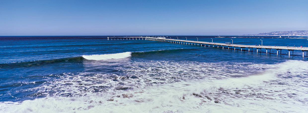 Muelle de la playa de San Deigo Lienzo