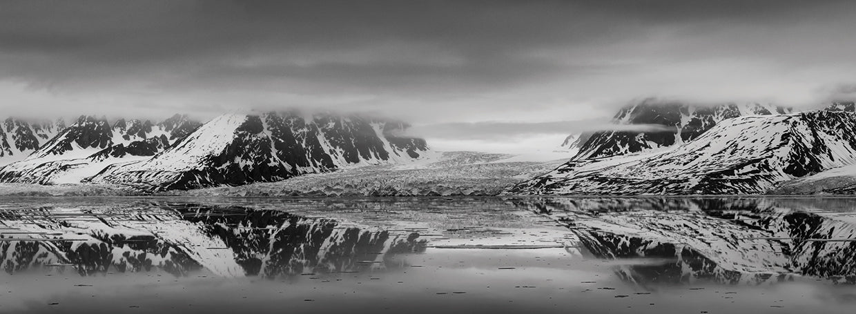 Glaciar brumoso noruega Lienzo