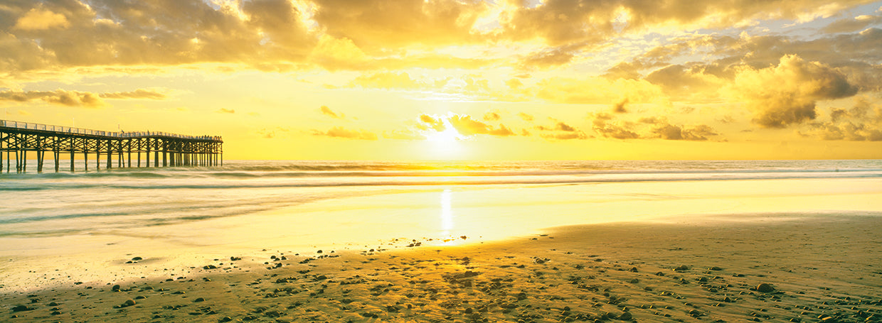 Pacific Pier Silhouette