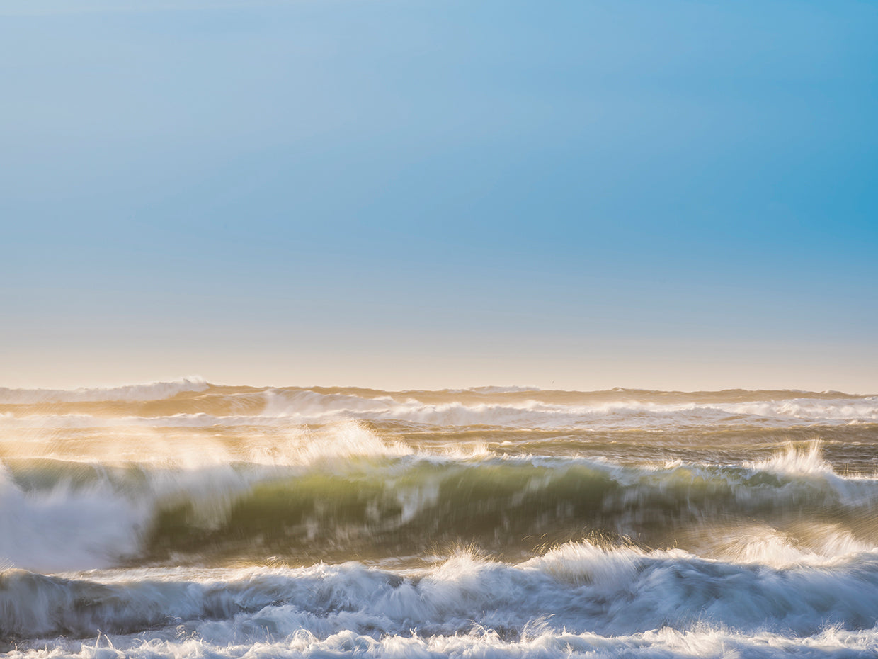 Casquete de hielo rompiendo olas Lienzo