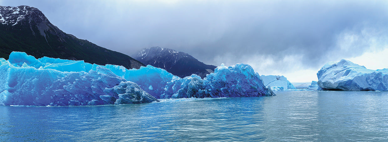 Icebergs azules de Argentina Lienzo