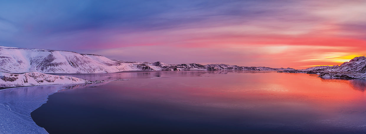 Espectro de nieve Islandia Lienzo