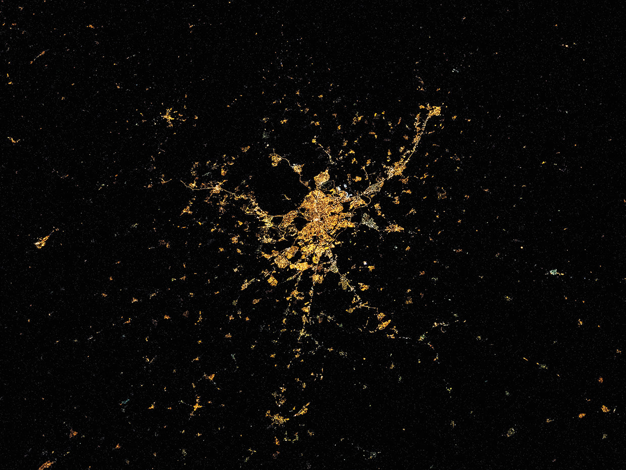 Madrid Night From Above