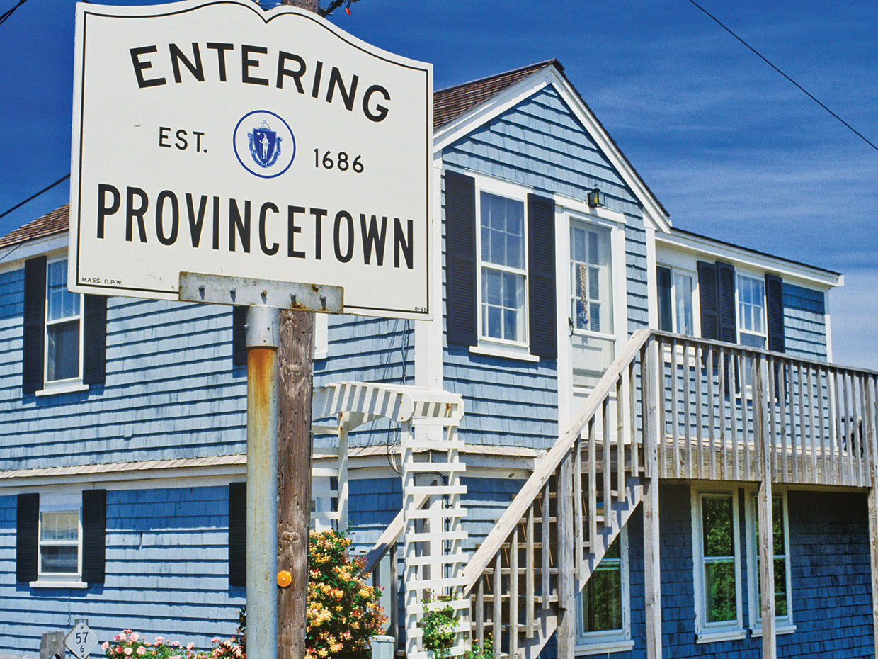 Signo de Provincetown Lienzo