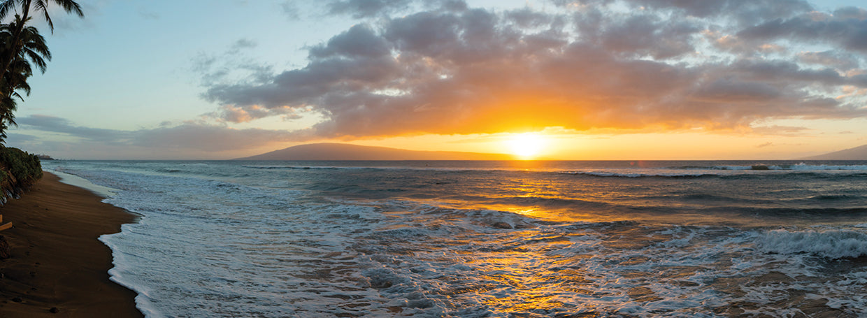 Gold and Silver Sunset