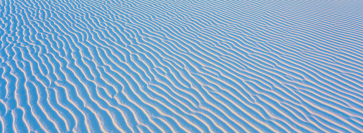 Dunas onduladas azules Lienzo