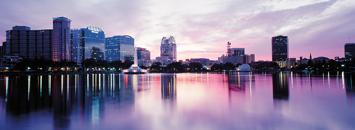 Orlando lago Eola Lienzo