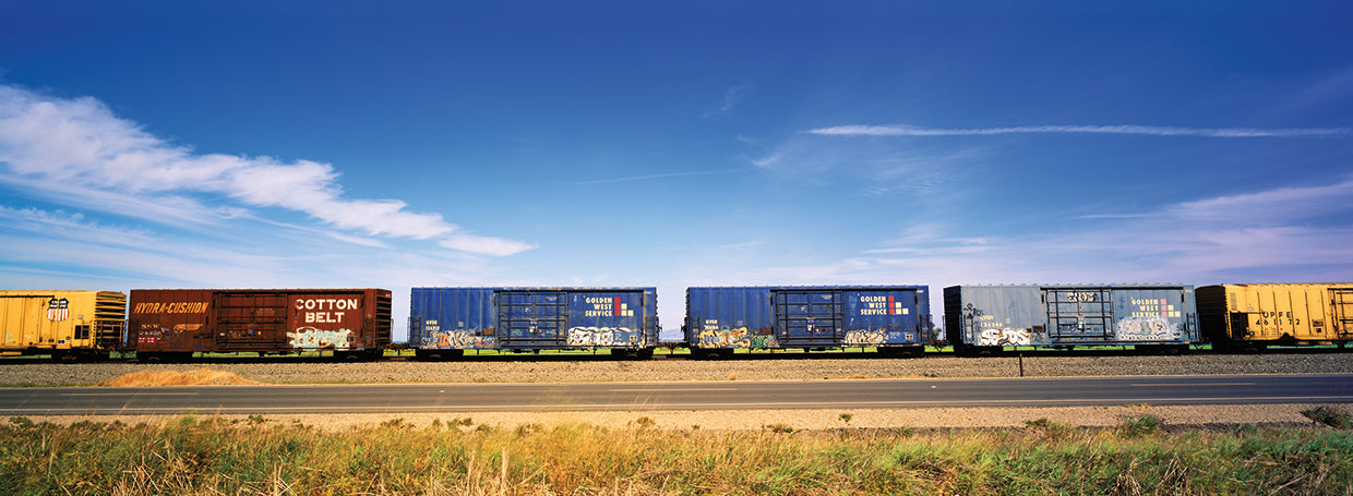 Rustic Railroad Boxcars