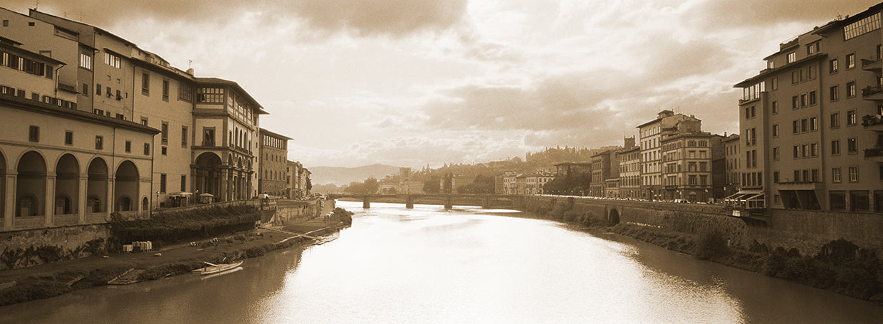 Río Arno Florencia Lienzo