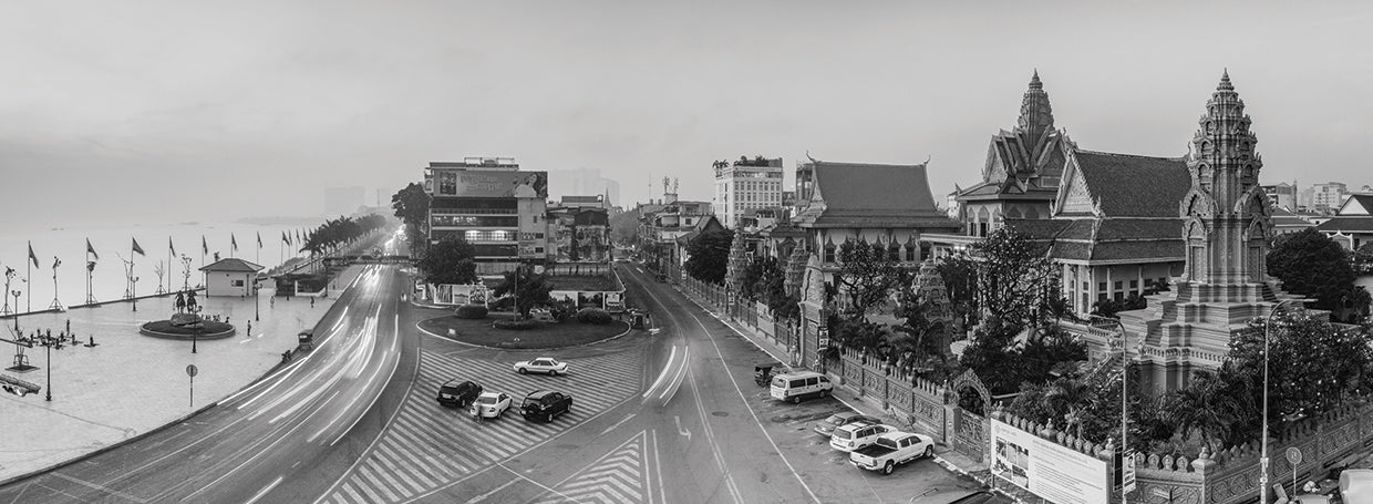Tráfico de Camboya Lienzo