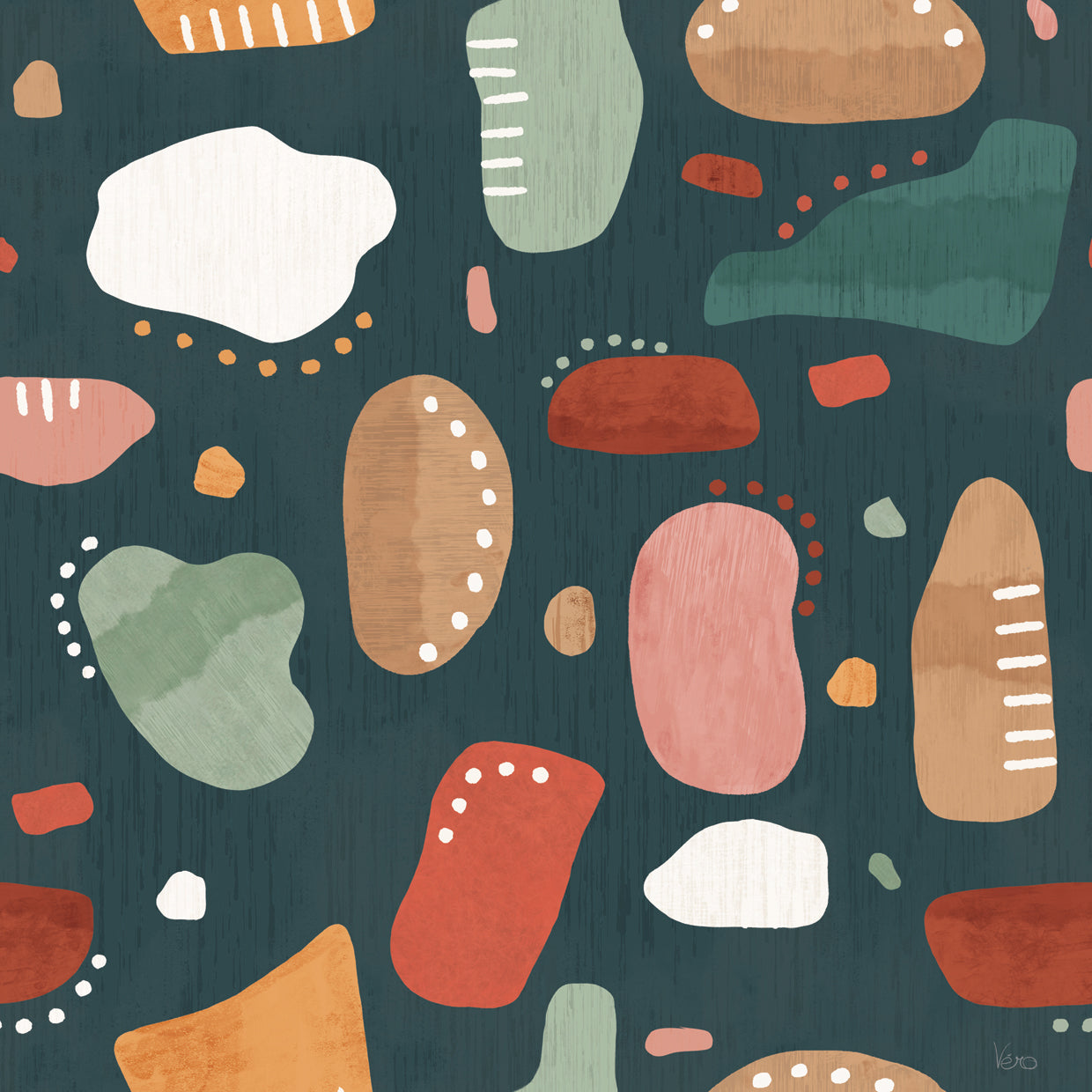 Abstract Blossom Pattern IVB