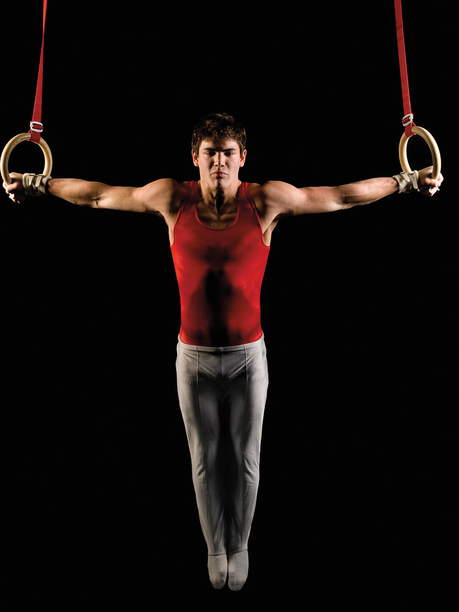 Gimnasta en anillos Lienzo