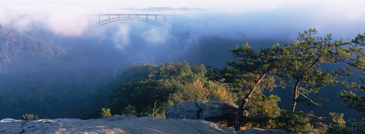 Puente de Virginia Occidental Lienzo
