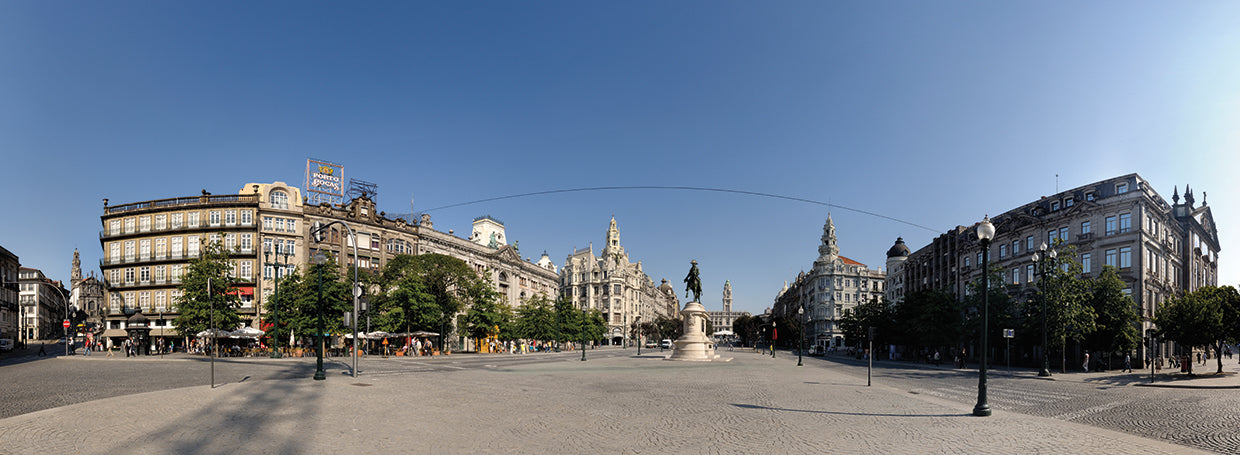 Plaza de la ciudad Portugal Lienzo