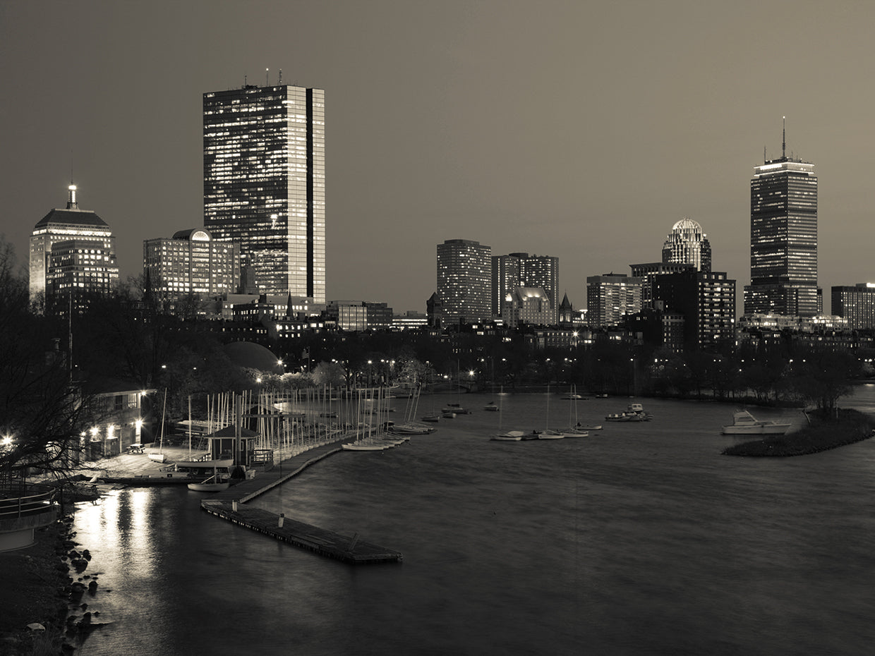 Boston River Skyline
