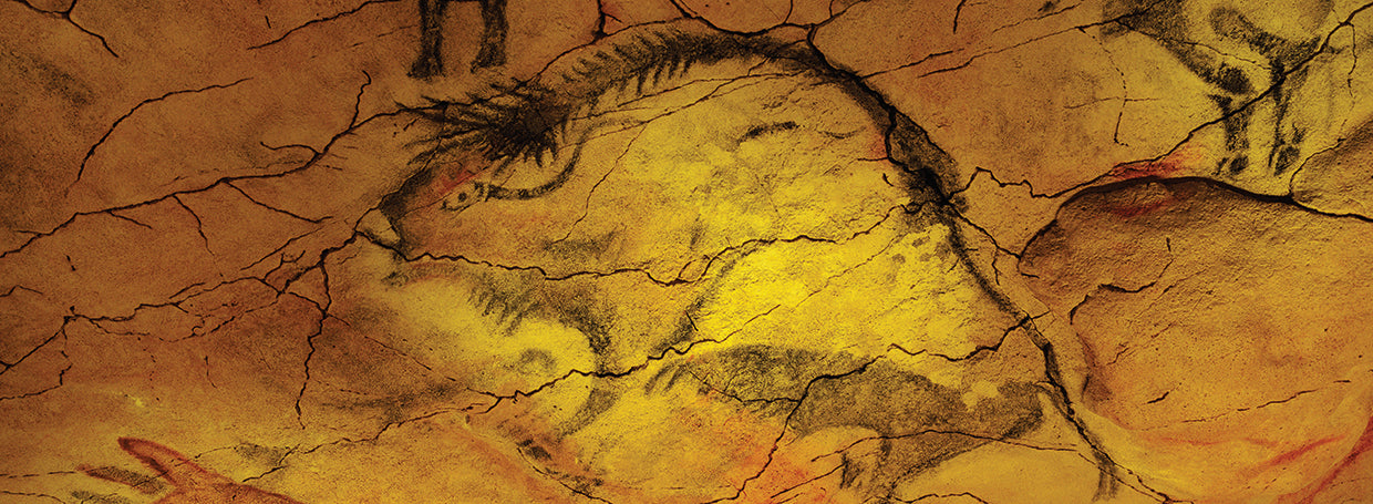 Grafitti de cueva antigua Lienzo